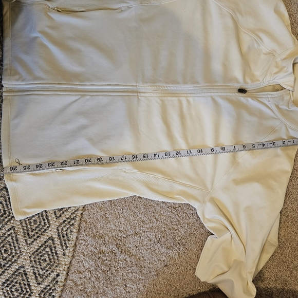 FREELY Jacket Women's White Stretch Zip Up Made in Egypt Sports Casual Size XL - Picture 7 of 7